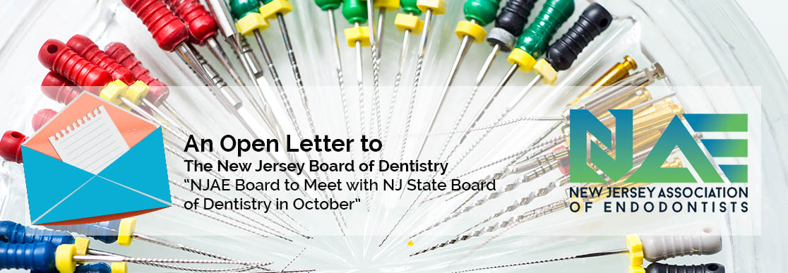 NJAE Board to Meet with NJ State Board of Dentistry in October